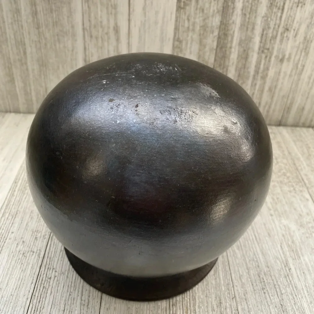 Beautiful ceramic dark brown Vase Bohemian